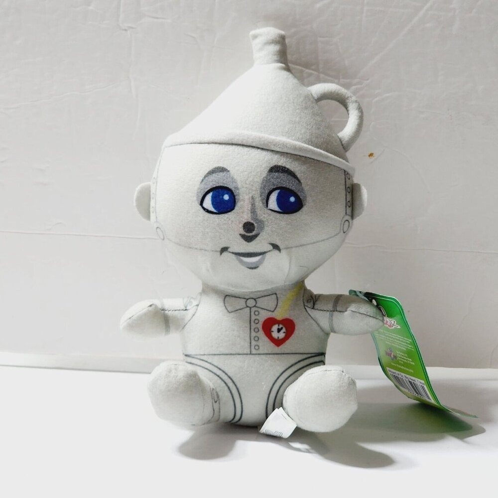 Toy Factory The Wizard of Oz Tin Man Big Head Plush Figure Sitting 9" New